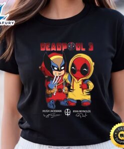 Deadpool 3 Thanks For The Memories Signatures Movie Fans T-shirt