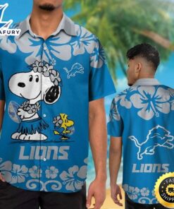 Detroit Lions & Snoopy Hawaiian…