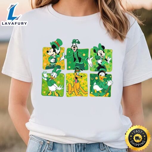 Disney Kingdom Mickey And Friends St Patricks Day Shirt