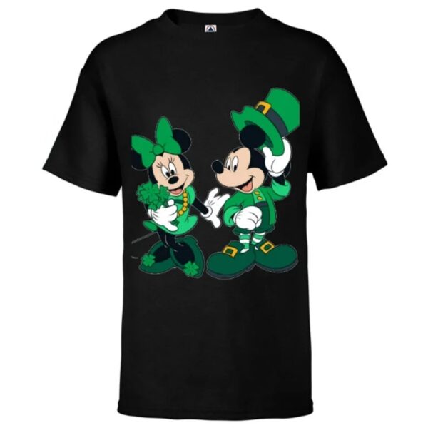 Disney Leprechaun Mickey Minnie Shamrock St. Patrick’s Day – Short Sleeve T-Shirt