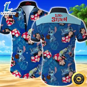 Disney Lilo And Stitch Hawaiian Shirt Birthday Gift For Beach Lovers