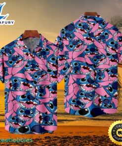Disney Lilo & Stitch Pattern Tropical Hawaiian Shirt