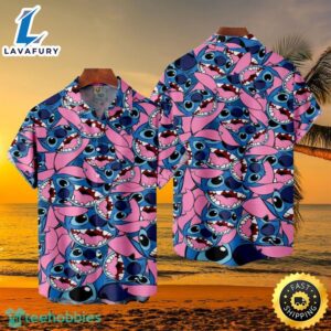 Disney Lilo & Stitch Pattern Tropical Hawaiian Shirt