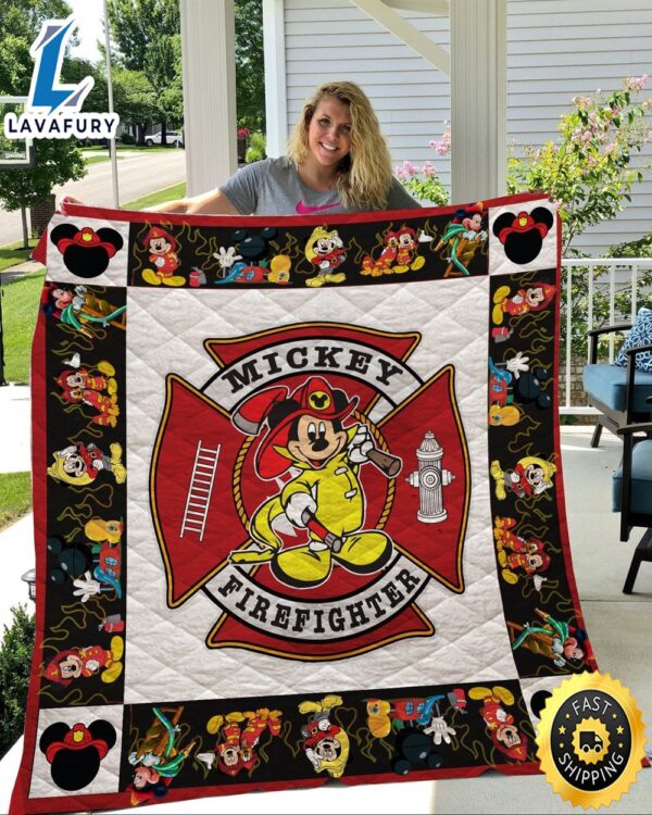 Disney Mickey Mouse, Fireman Mickey Firefighter Blanket