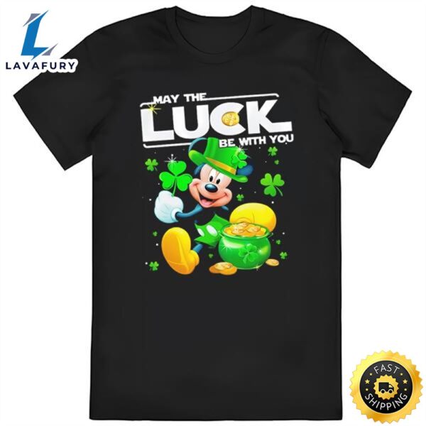 Disney Mickey Mouse May The Luck Be With You Disney St Patricks…