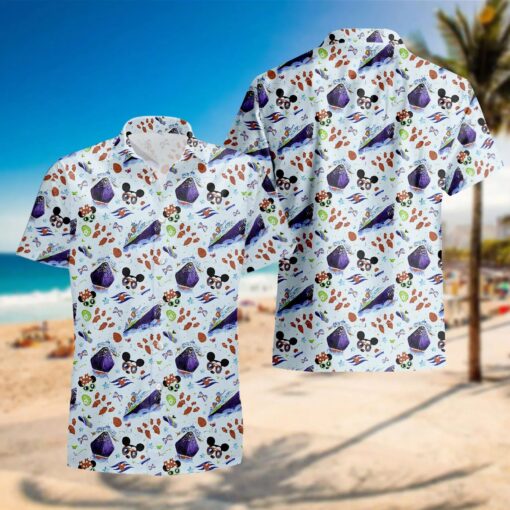 Disney Mickey Mouse Minnie Cruise Hawaiian Shirt