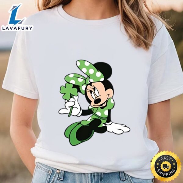 Disney Minnie Mouse Shamrock Dress St. Patrick’s Day Shirt