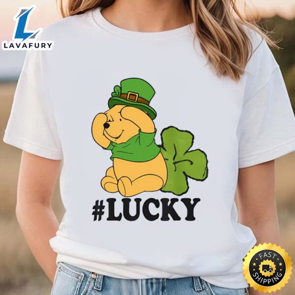 Disney Pooh Winnie The Lucky Shamrock St. Patrick’s Day Shirt