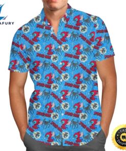 Disney Spiderman Stitch Hawaiian Shirt…