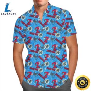 Disney Spiderman Stitch Hawaiian Shirt Summer Gift For Beach Vacation
