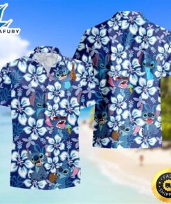 Disney Stitch Hawaiian Shirt Cool…