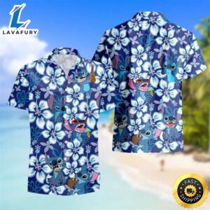 Disney Stitch Hawaiian Shirt Cool Gift For Disney Lovers