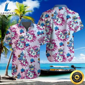 Disney Stitch Hawaiian Shirt Gift For Beach Lovers