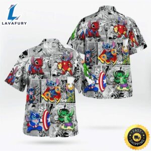 Disney Stitch Hawaiian Shirt Practical Beach Gift