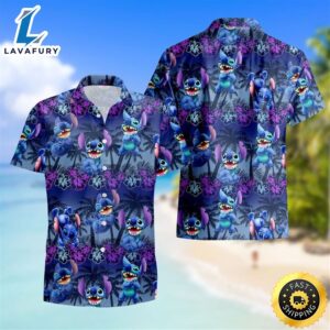 Disney Stitch Hawaiian Shirt Summer…