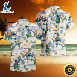 Disney Stitch Hawaiian Shirt Summer…