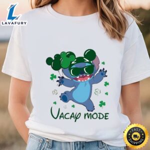 Disney Stitch Vacay Mode Sweatshirt Cute Stitch St Patrick’s Day Shirt