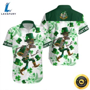 Dont Mess With The Irish St Patricks Day Trendy Hawaiian Shirt Aloha Shirt