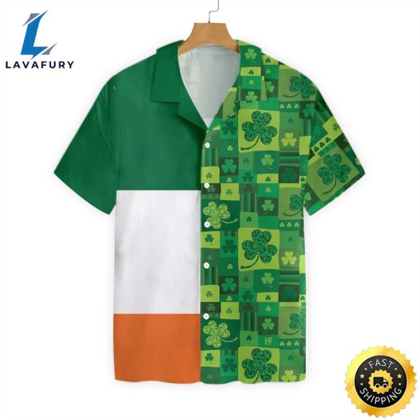Emerald Paradise Hawaiian Shirt with Irish Saint Patrick’s Day Theme
