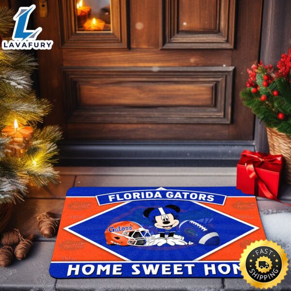 Florida Gators  Sport Team And Mickey Mouse NCAA Doormat