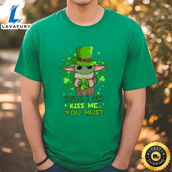 Funny Baby Yoda Disney St Patricks Day Shirt