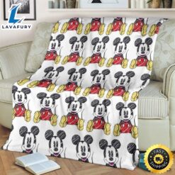 Funny Mickey Fleece Blanket For Fans 2