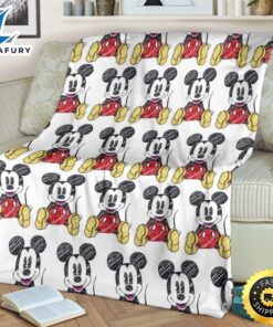 Funny Mickey Fleece Blanket For Fans 2
