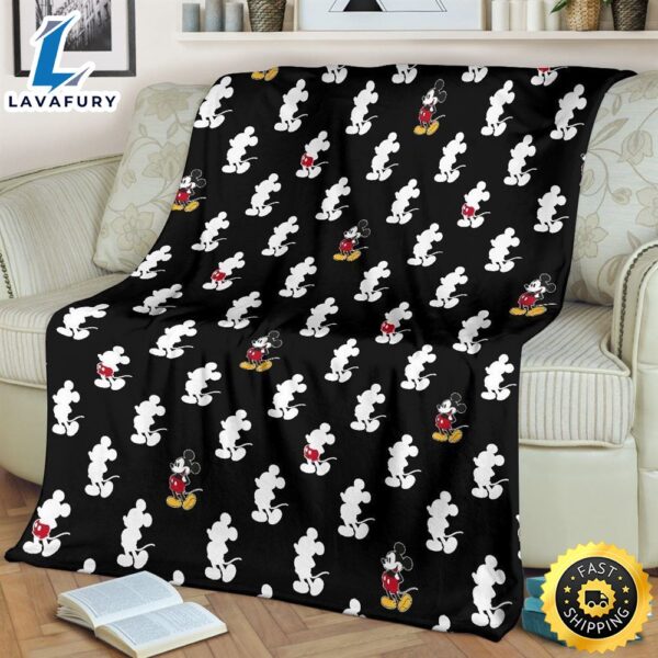 Funny Mickey Mouse Fleece Blanket DN  Fans