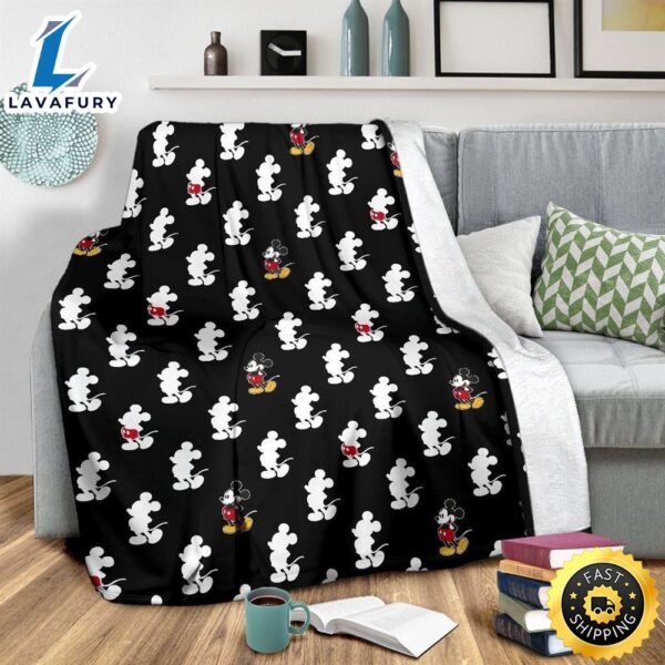 Funny Mickey Mouse Fleece Blanket DN  Fans