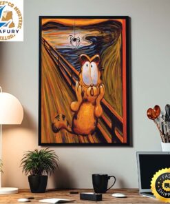 Garfield The Scream Art Spooky…