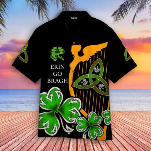 Green Celebrations St Patrick’s Day Inspired Hawaiian Shirt