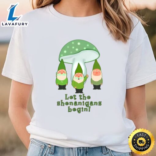 Green Gnomes St Patricks Day Shenanigans T-Shirt