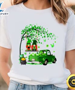 Green Gnomes Truck Shamrock Happy…