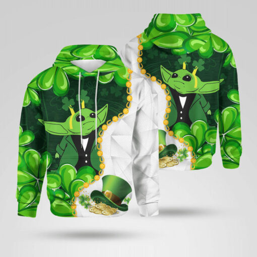 HAPPY ST. PATRICK’S DAY – BABY YODA HOODIE