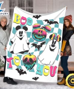 Halloween Mickey Ghost Blanket Horror…
