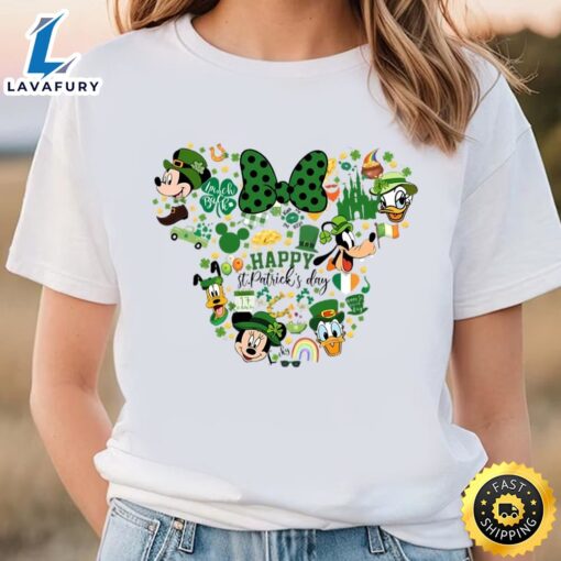 Happy Disney Couple Saint Patricks Day Shirt