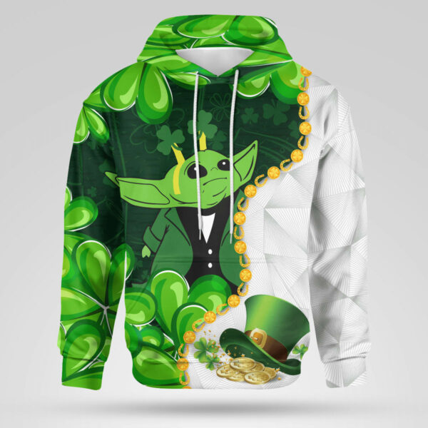 Happy St. Patrick’s Day – Baby Yoda Hoodie