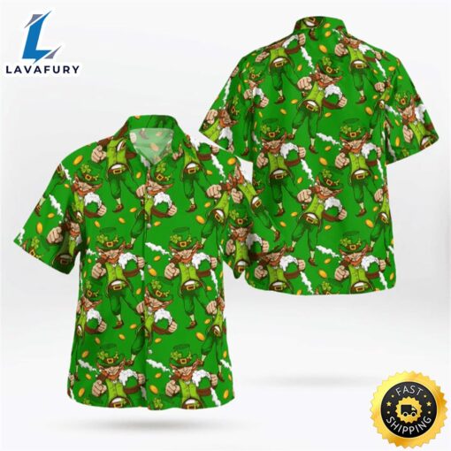 Happy St. Patrick’s Day Trendy Hawaiian Shirt