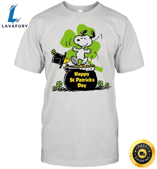 Happy St Patrick Day Snoopy And Woodstock shirt