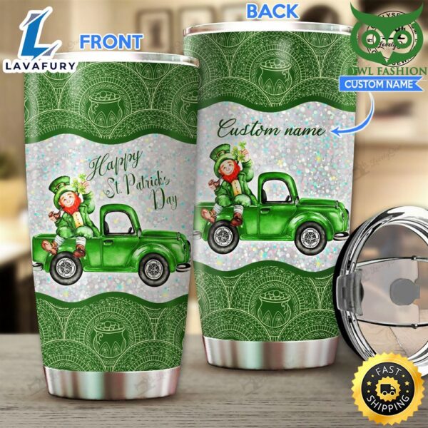 Happy St Patrick’s Day Personalized Stainless Steel Tumbler