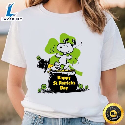 Happy St Patrick’s Day Snoopy And Woodstock Shirt