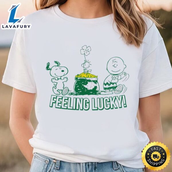 Happy St Patrick’s Day Snoopy And Woodstock Shirt