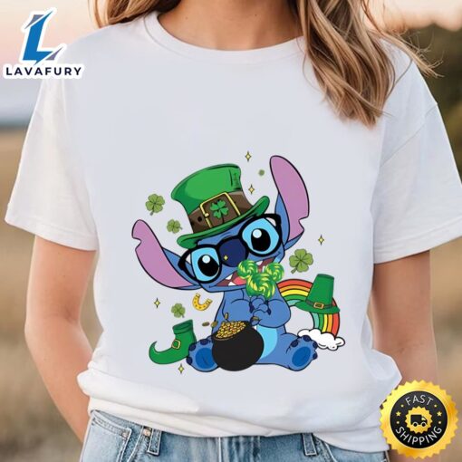 Happy St Patricks Day Baby Stitch Shirt