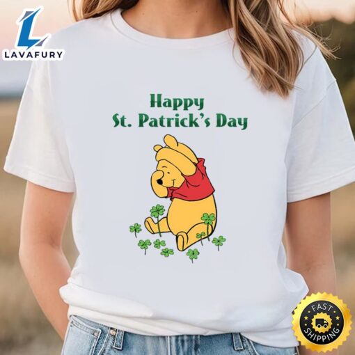 Happy St Patricks Pooh Winnie Family Matching Shirt