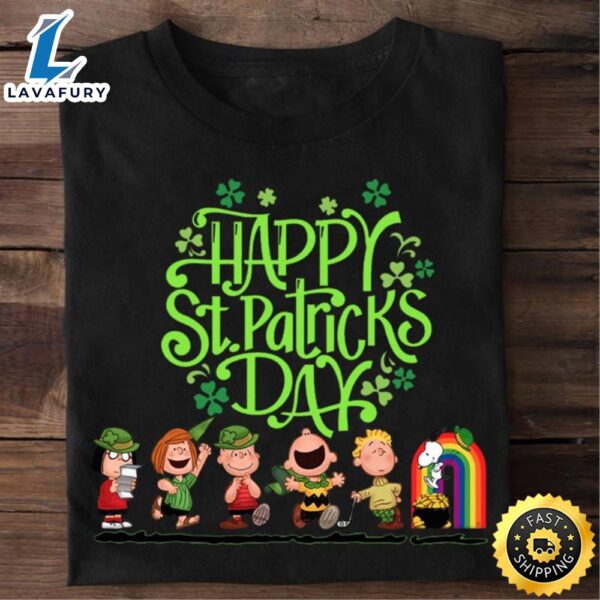 Happy Woodstock And Snoopy St Patricks Day Shirts For Adult