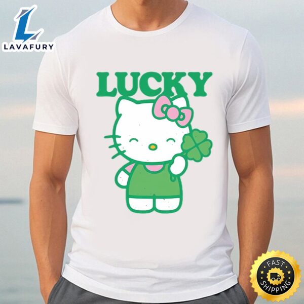 Hello Kitty Green Saint St. Patricks Lucky Shirt