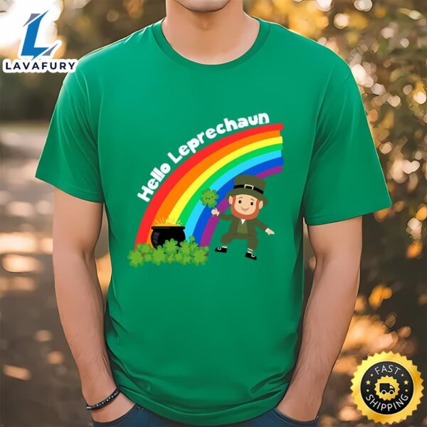 Hello Leprechaun St Patrick’s Day T-Shirt
