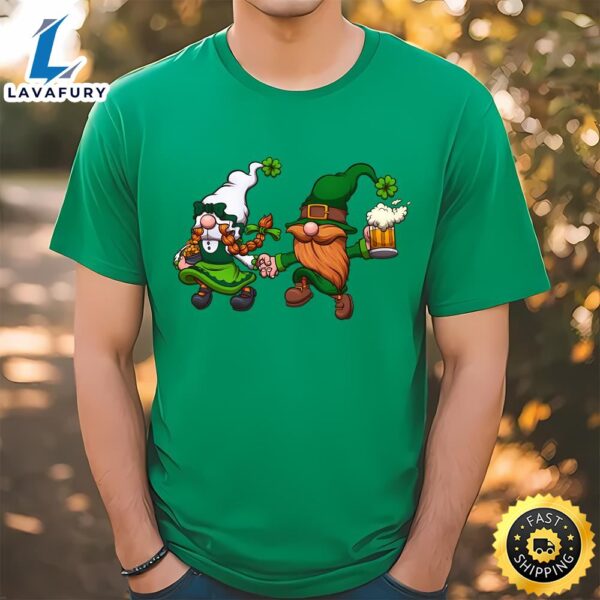Hopping St Patrick’s Day Gnomes T-Shirt