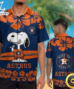 Houston Astros Snoopy Hawaiian Shirt