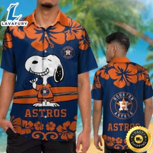 Houston Astros Snoopy Hawaiian Shirt